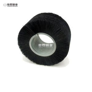 Industrial Nylon Round Polishing Cleaning Roller Brush Strip Cylindrical Rotary Spiral Wound Coil Brush
