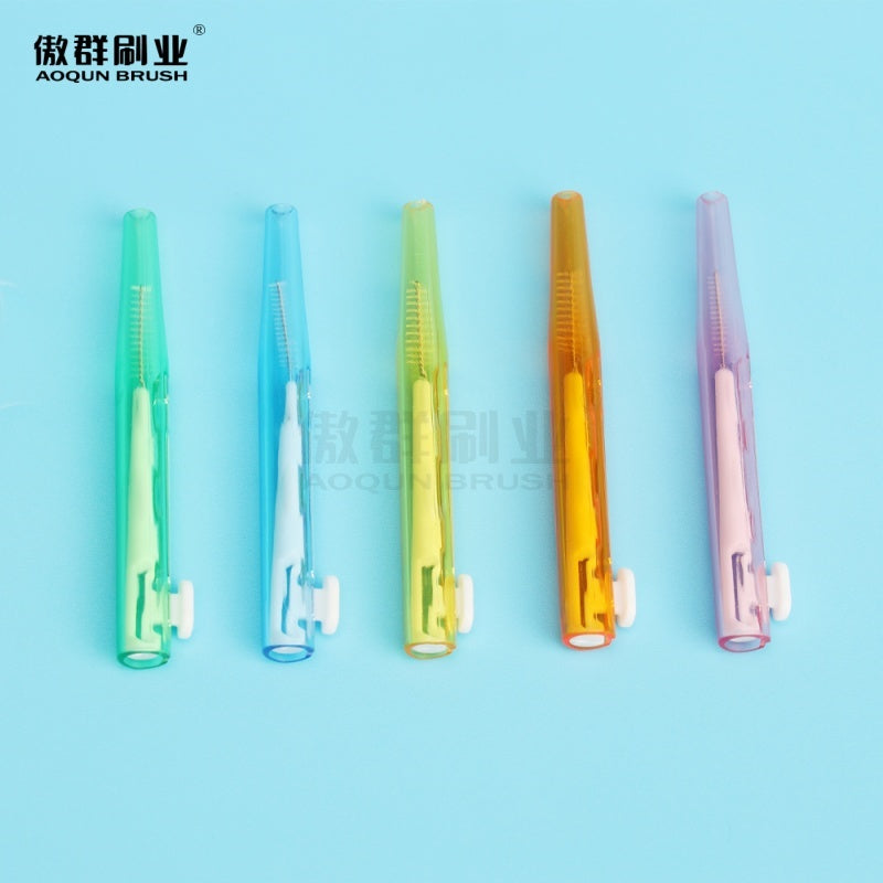 Tooth Gap Brush Safe Ergonomic Telescopic Health Care Interdental Brush