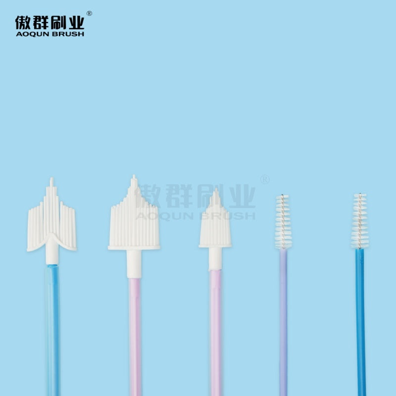 Non-Toxic Cervical Smear Brush for Healthcare Gynecological Exams Disposable Pap Test